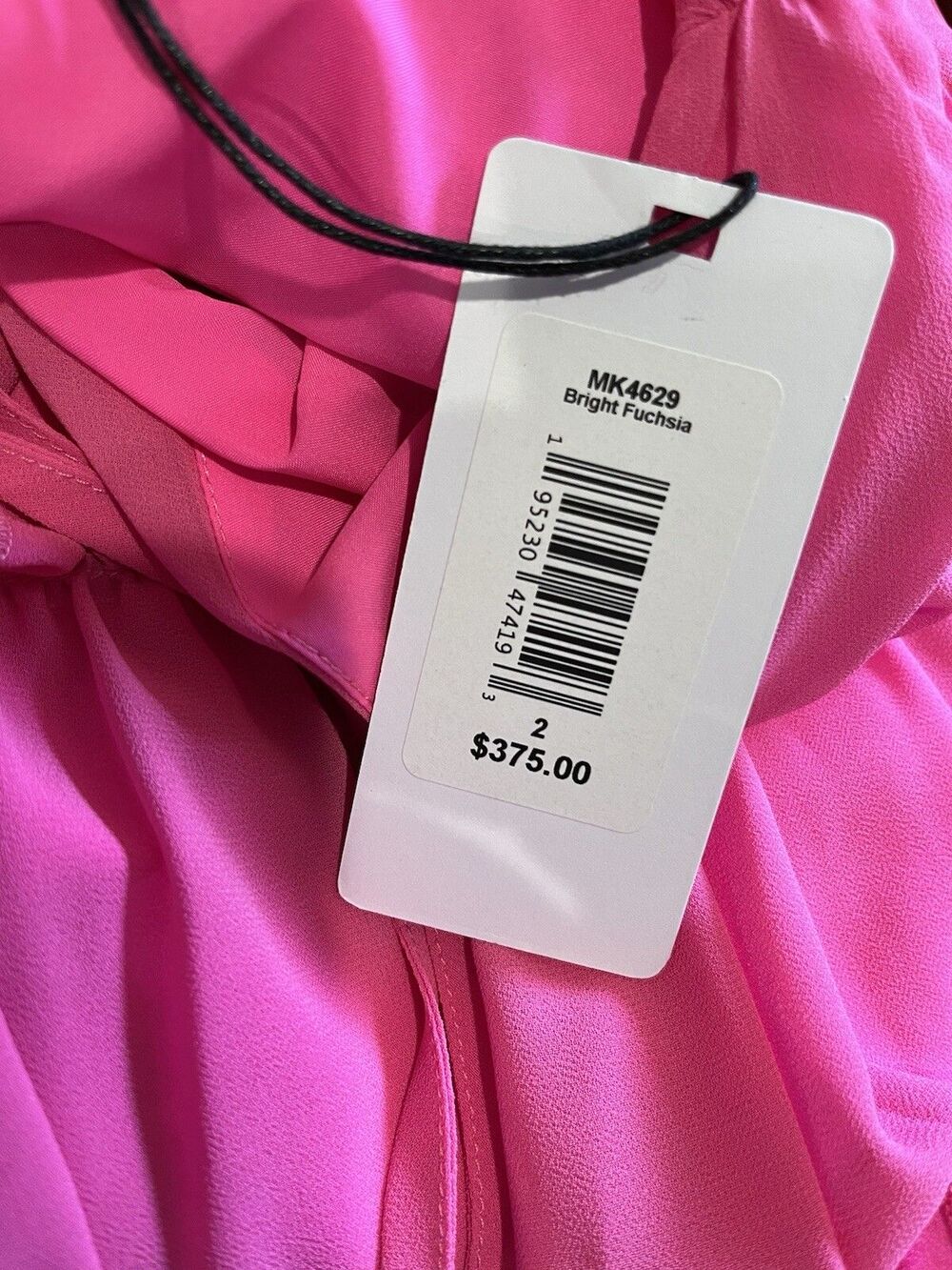 One 33 Social women Fuchsia Pink Tier Ruffle Halter Short Mini Dress size 2 $375 - Picture 10 of 13